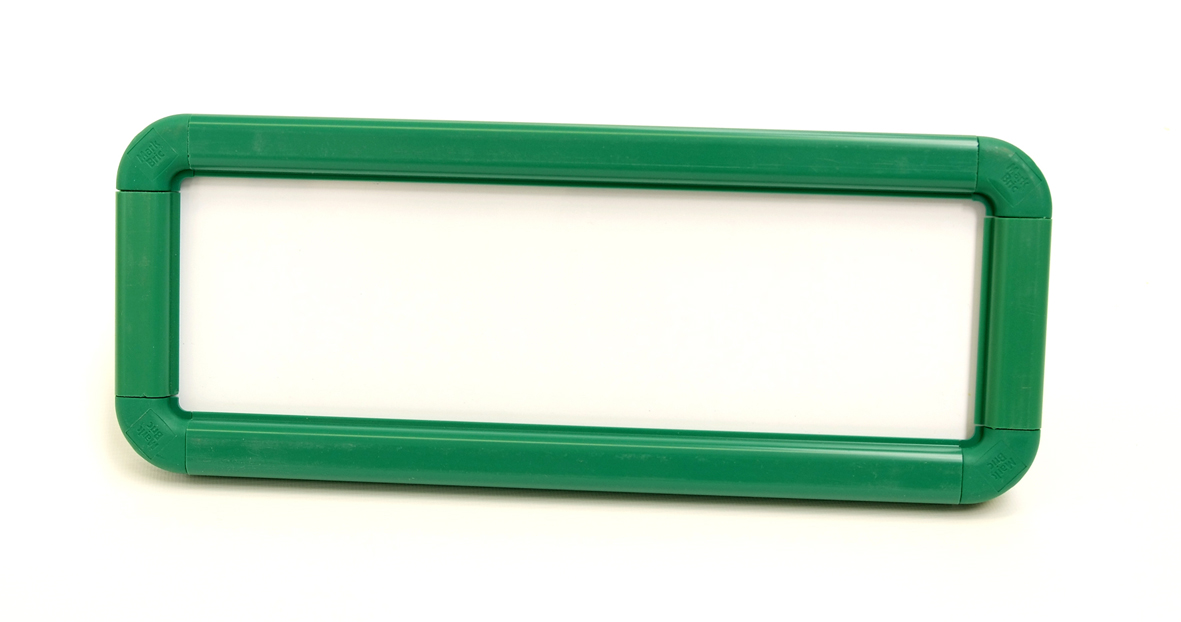Suspended Frame 300x100mm Green with Installation Kit