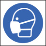 100 Self-Adhesive Labels 50x50mm - Mandatory PPE Signs