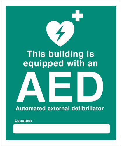 AED Location Sign
