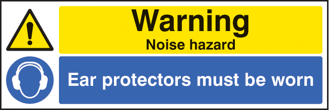 Warning: Noise Hazard - Ear Protection Must Be Worn