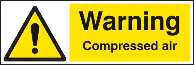 Warning: Compressed Air