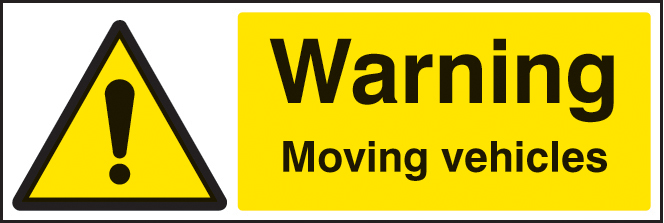 Warning: Moving Vehicles