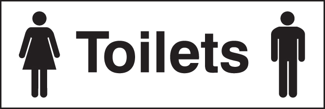 Toilet Signs (Male & Female Symbols)