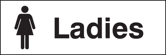 Ladies' Restroom Sign