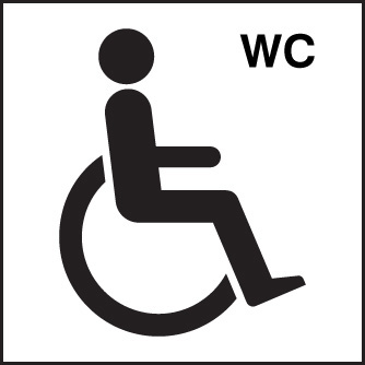 Disabled Toilet Access Symbol