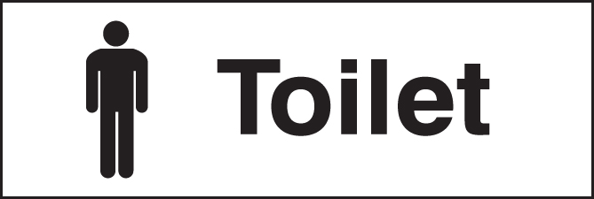 Toilet Sign (Male Symbol)