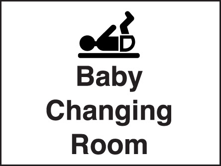 Baby Changing Room Sign