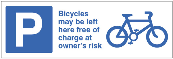 Free Bicycle Parking at Owner's Risk