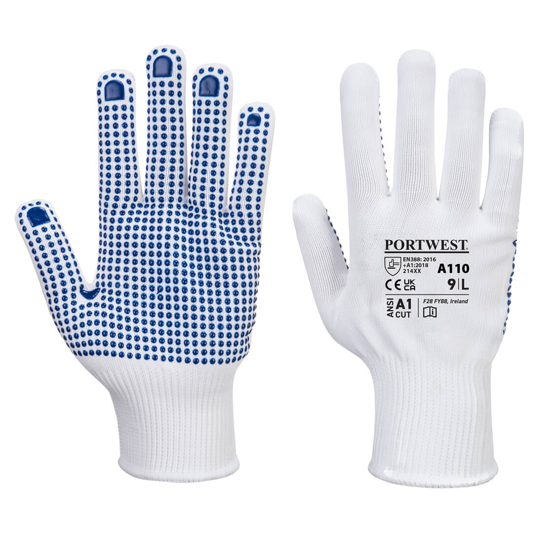 Nylon Polka Dot Gloves