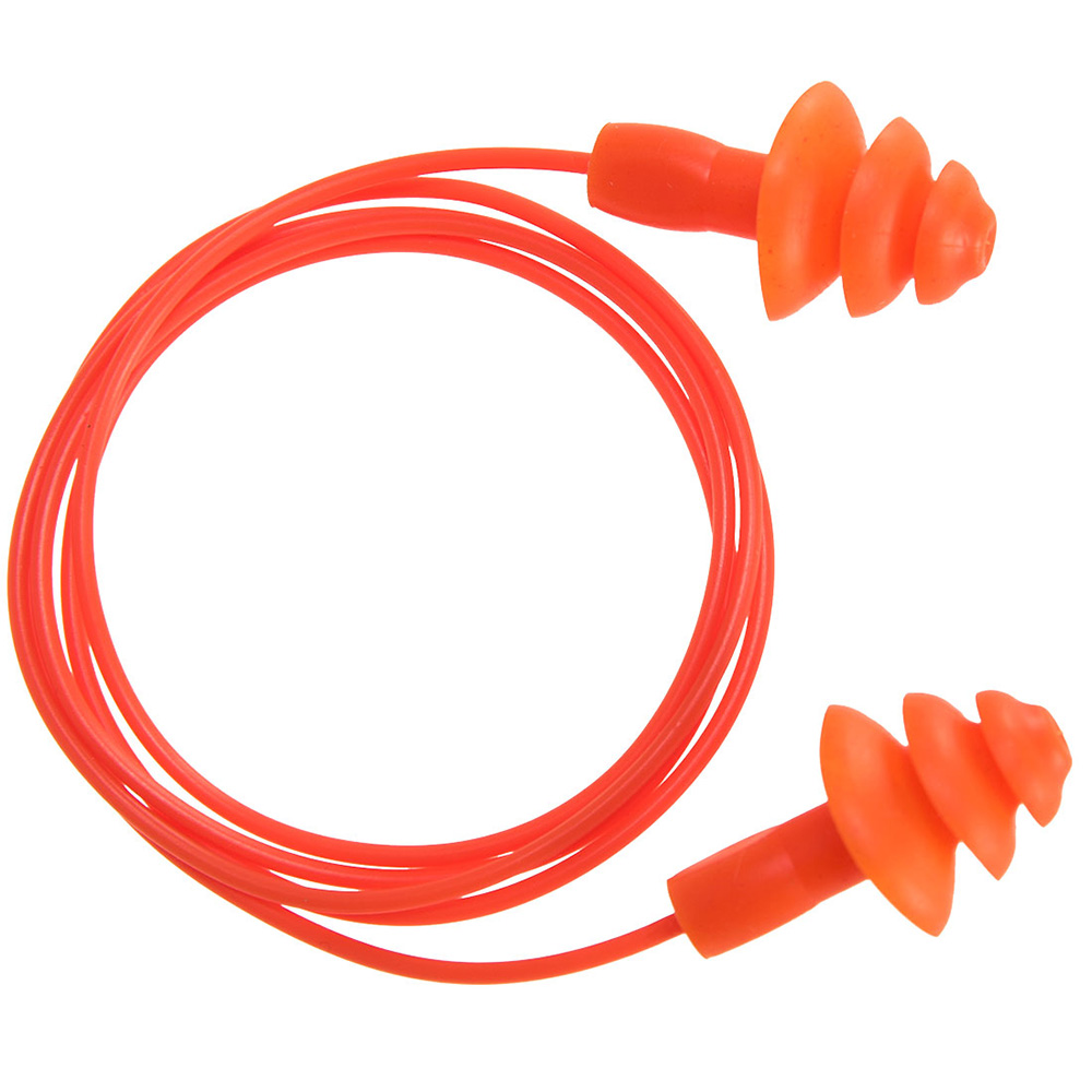 EP04 Reusable Corded TPR Ear Plugs