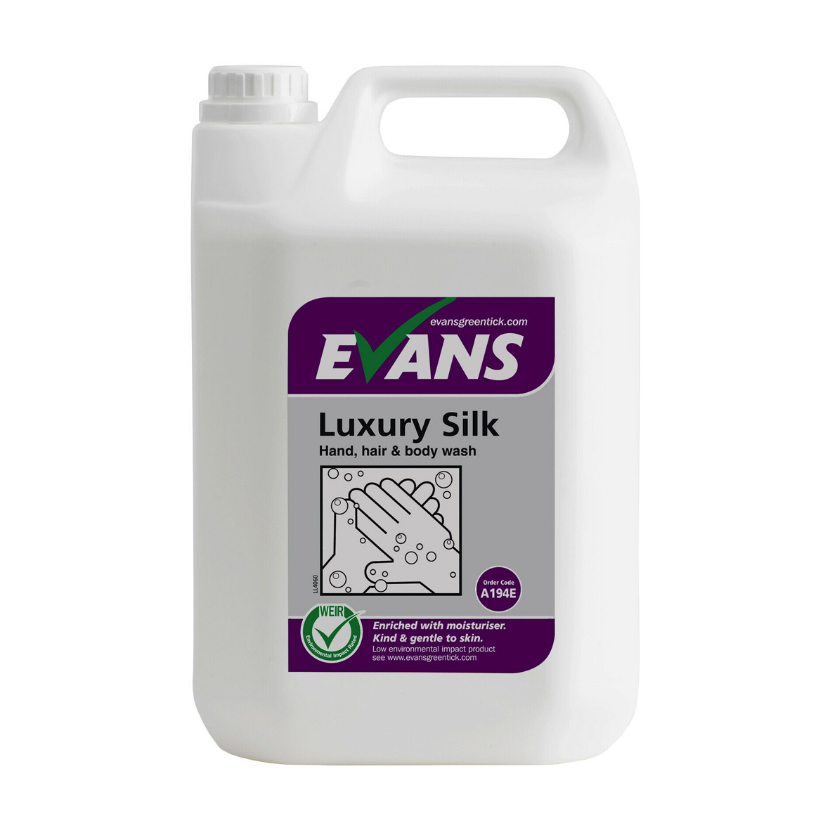 Luxury Silk Hand Wash 2 x 5 Litres