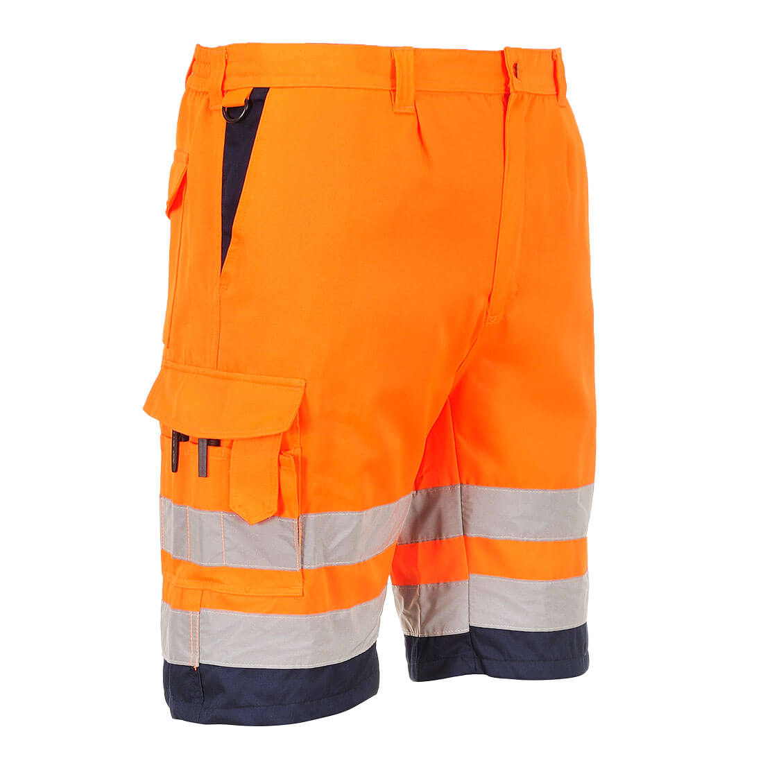 Hi-Vis Lightweight Polycotton Work Shorts