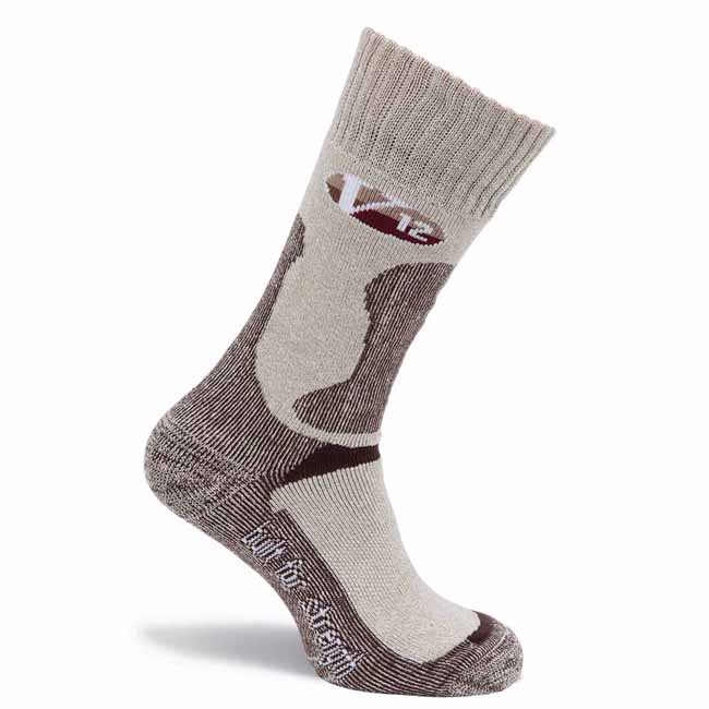 Fawn Cotton Calf-Length Socks